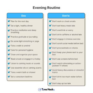 Proven Evening Routine Ideas and Tips for Success and Wellness
